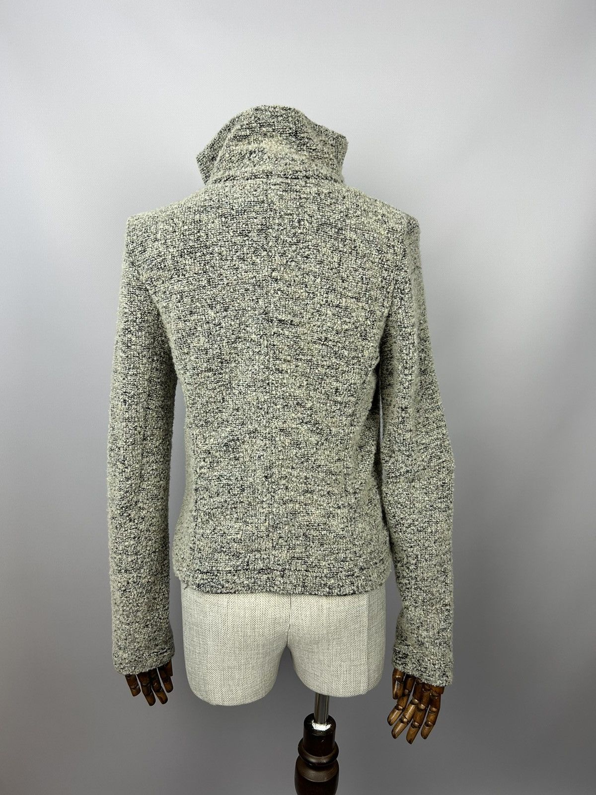 Iro IRO Bessie Coat Full Asymmetrical Zip Cowl Neck Jacket 40 Size M / US 6-8 / IT 42-44 - 10 Thumbnail