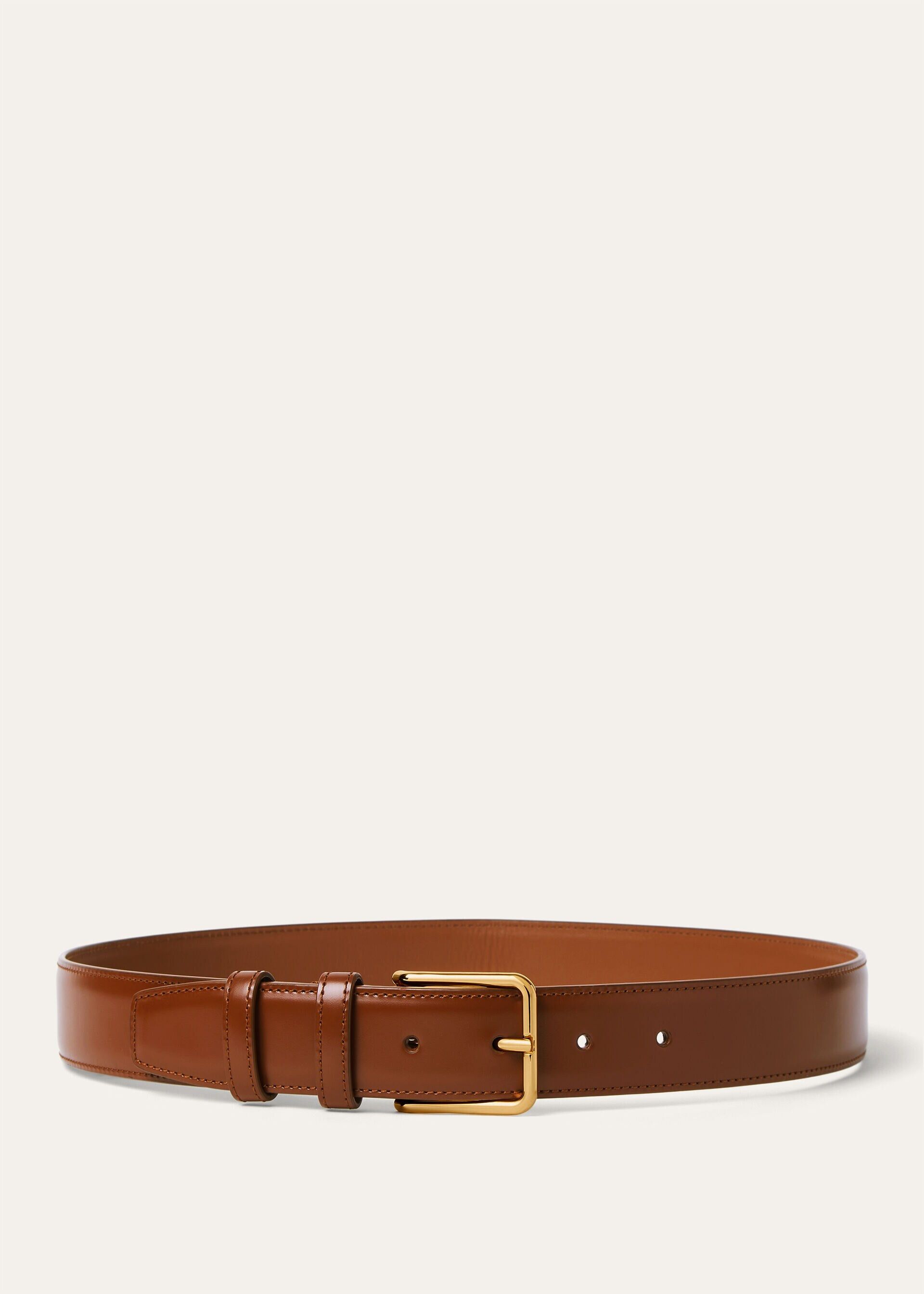 Loro Piana os11x0426 FAR1388 Size: OS / Mayfair Belt in Cocoa Bean Size ONE SIZE - 1 Thumbnail