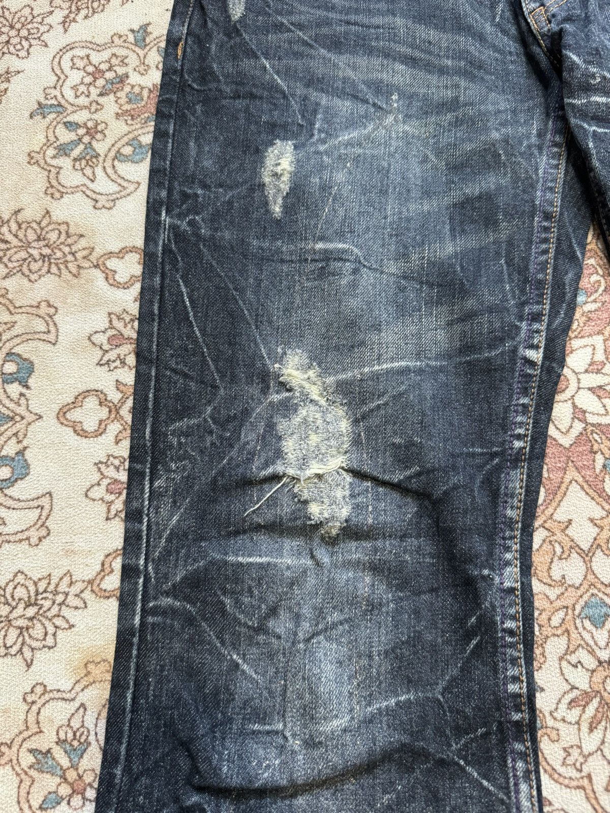 Vintage Vintage Nylaus Japan Flare Jeans Size US 31 - 4 Thumbnail