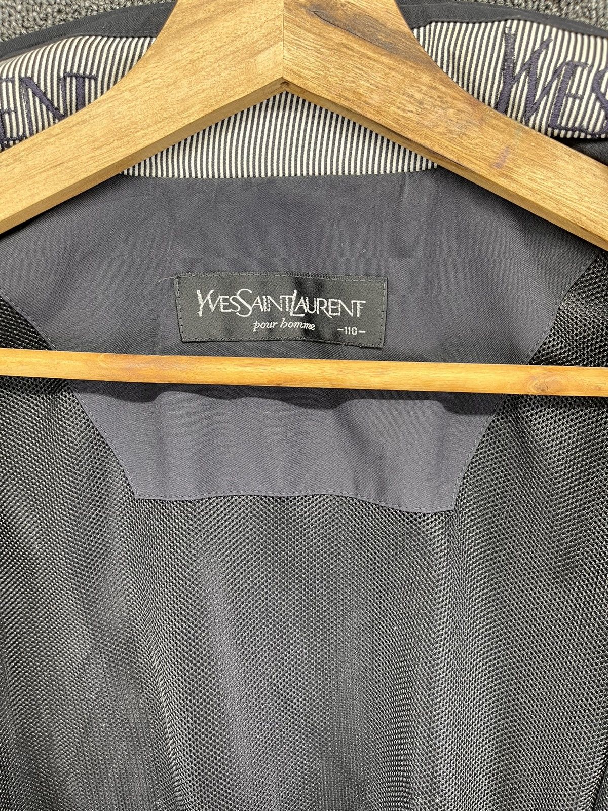 Yves Saint Laurent Vintage Yves Saint Laurent Luxury Zip Up Trashed Jacket Size US M / EU 48-50 / 2 - 7 Thumbnail