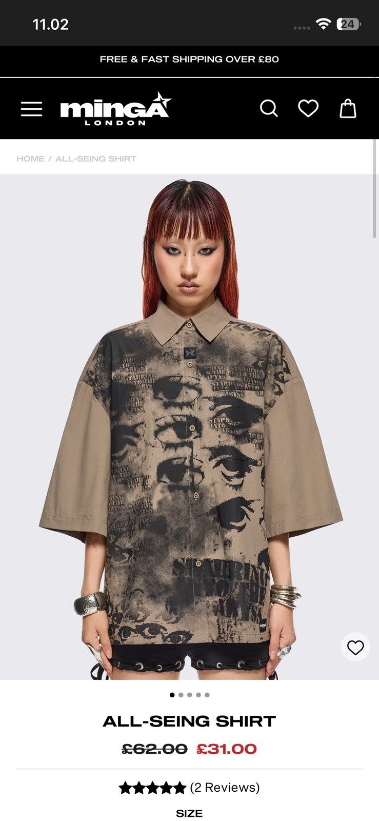 Minga London Vintage minga london hysteric all eye Size XL / US 12-14 / IT 48-50 - 13 Thumbnail
