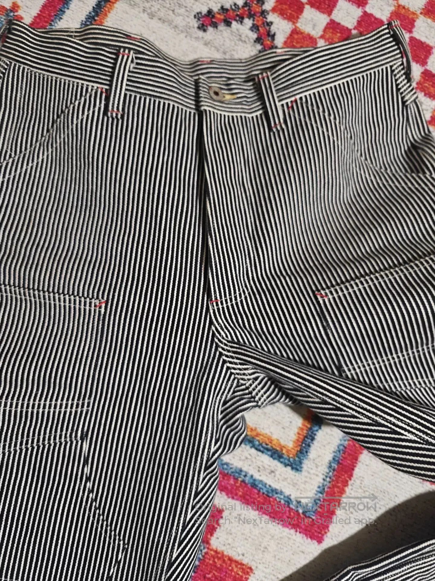 Other Bourn Hickory Stripe Cargo Pants. Size US 34 / EU 50 - 3 Thumbnail