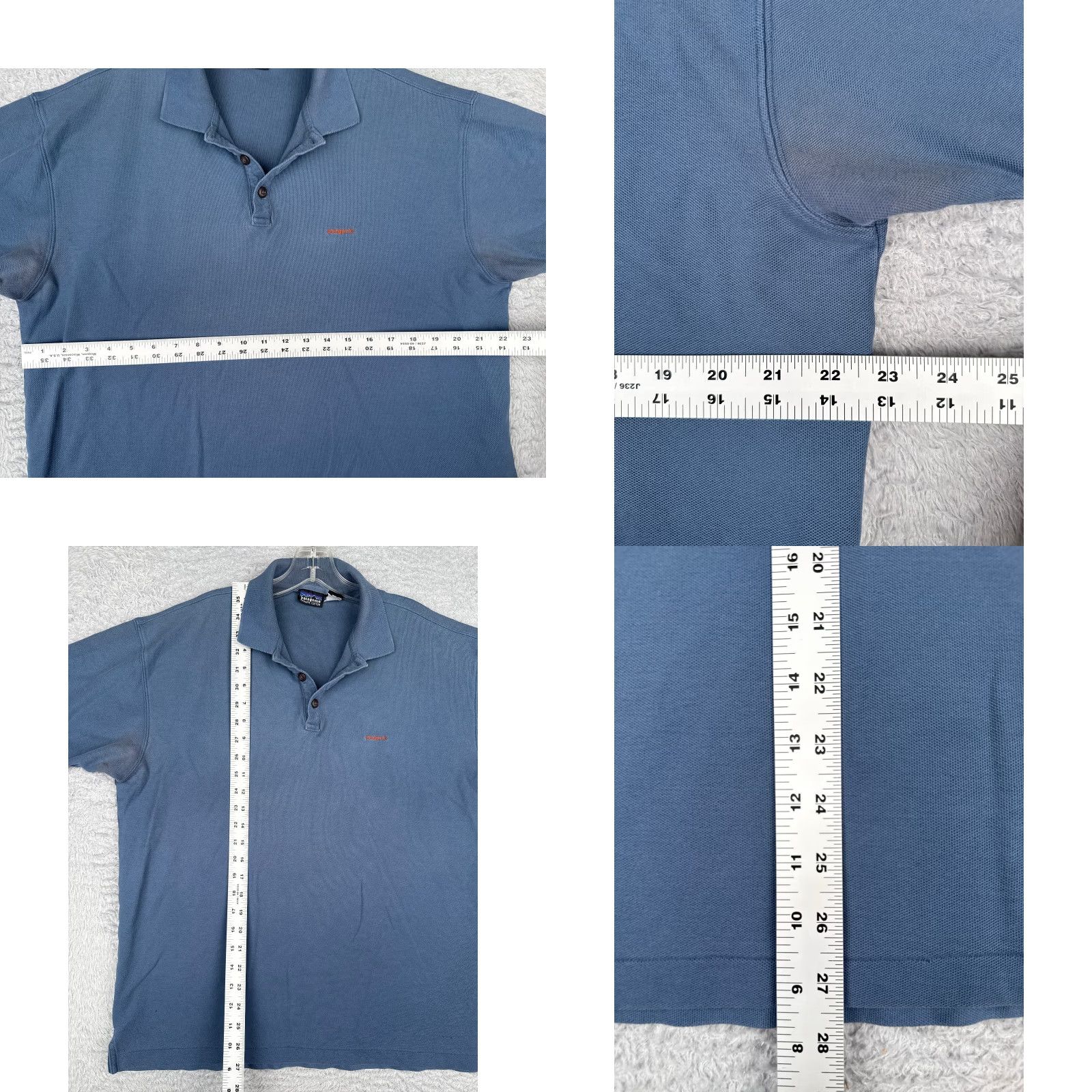 Patagonia Patagonia Polo Shirt Adult Large Blue 100% Cotton Short Sleeve Golf Golfer Mens Shirt Polo Blue 100% Cotton Casual Workwear Activewear Size US L / EU 52-54 / 3 - 8 Thumbnail