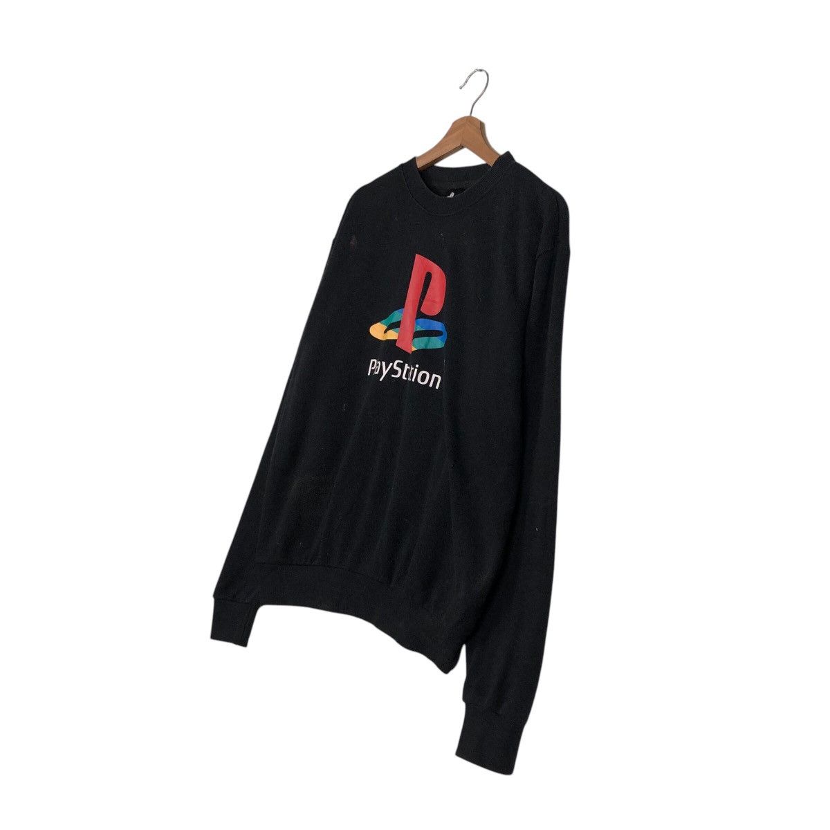 Japanese Brand 📌Vintage Sweatshirt Crewneck Playstation Big Logo Size US L / EU 52-54 / 3 - 3 Thumbnail