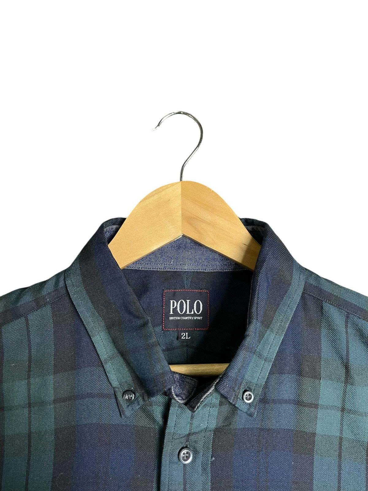 Polo Ralph Lauren × Vintage Polo x British Country Spirit Long Sleeve Flannel (24) Size US L / EU 52-54 / 3 - 3 Thumbnail