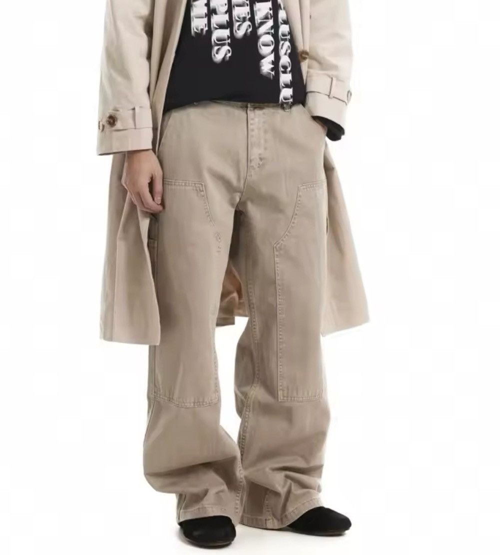 Jean × Vintage Vintage Double Knee Workwear Casual Trouser Size US 28 / EU 44 - 1 Thumbnail