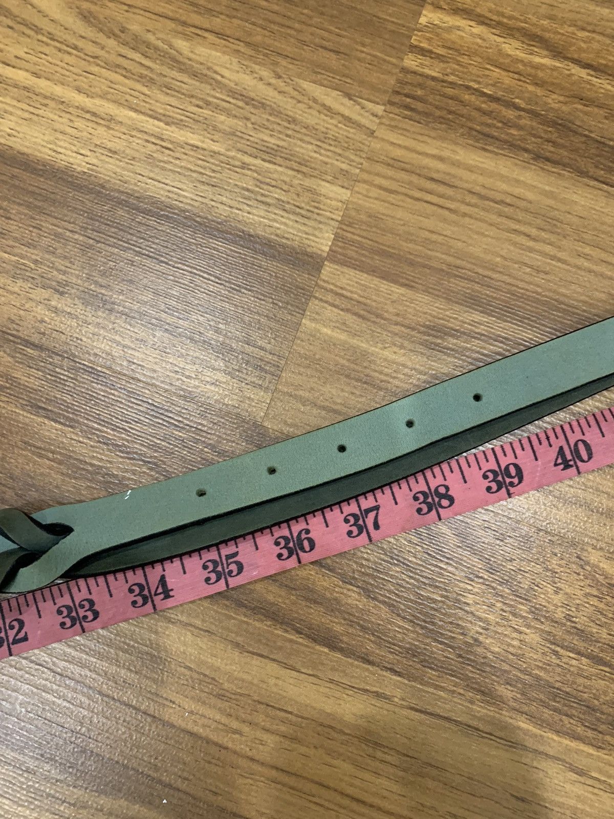 Leather × Other × United Colors Of Benetton UNITED COLORS OF BENETTON BRAIDED BONDAGE LEATHER BELT Size 36 - 6 Thumbnail