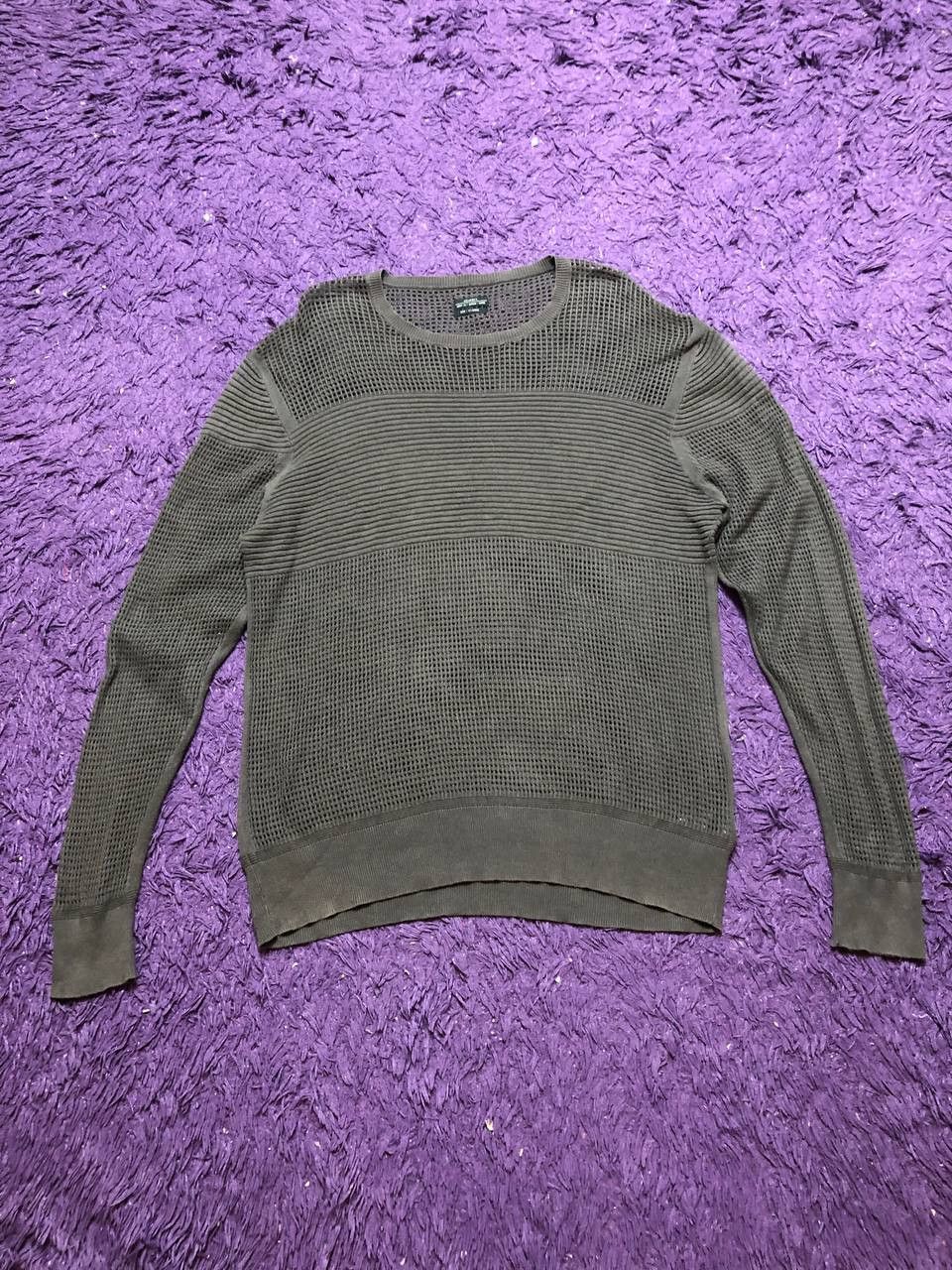 Allsaints Vintage Y2K ALLSAINTS distressed Knit Sweater Size US XL / EU 56 / 4 - 7 Thumbnail