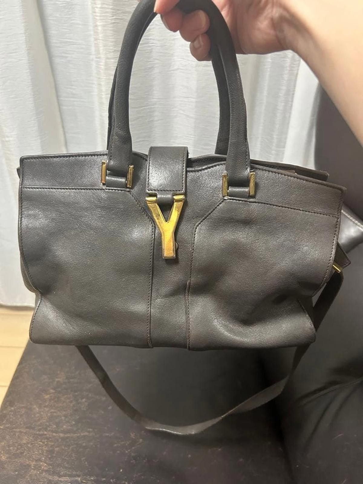 Saint Laurent Paris Saint Laurent - Classic Black Leather Tote Bag Size ONE SIZE - 5 Thumbnail