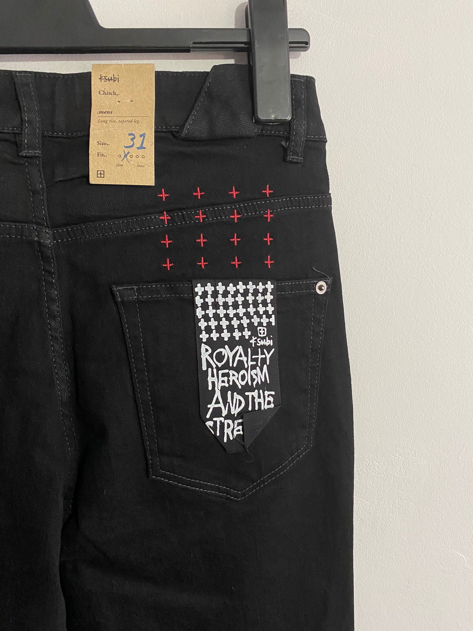 Ksubi Ksubi laid black jeans Size US 31 - 9 Thumbnail