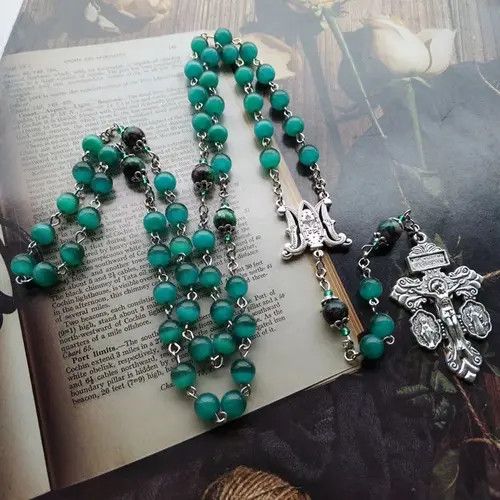VIBE St Benedict Crucifix Cross Rosary Necklace Size ONE SIZE - 4 Thumbnail