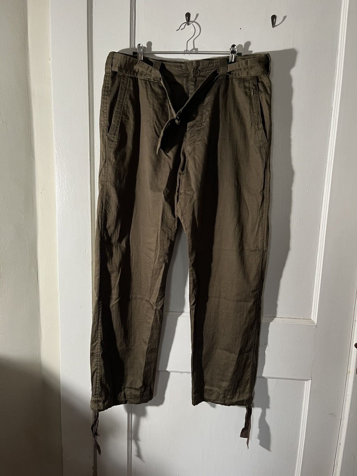 Y's for Men 11AW Y’s for Men Belted Pants Size US 34 / EU 50 - 1 Thumbnail