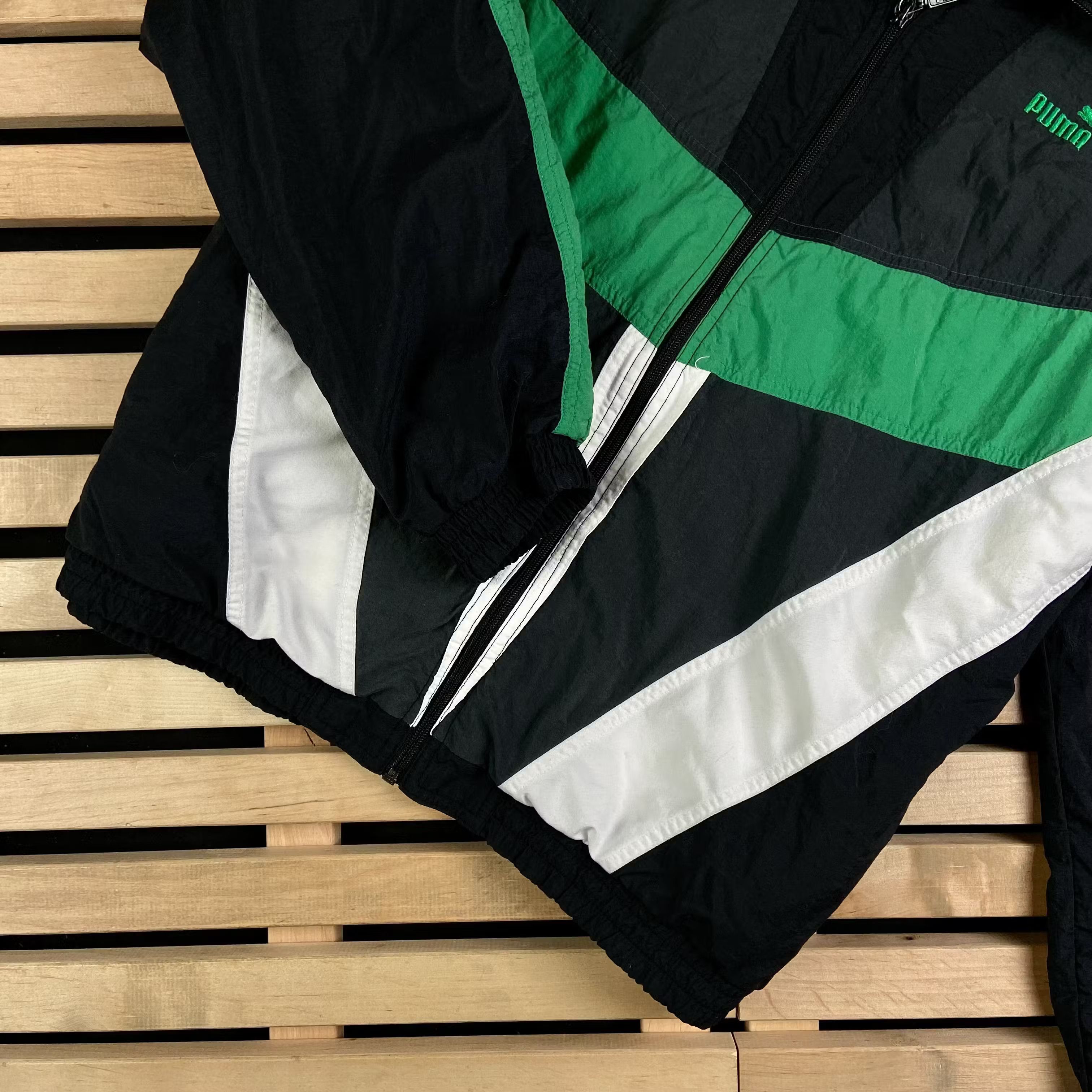 Puma × Vintage Mens Bomber Jacket Puma Vintage Size L Size US L / EU 52-54 / 3 - 3 Thumbnail