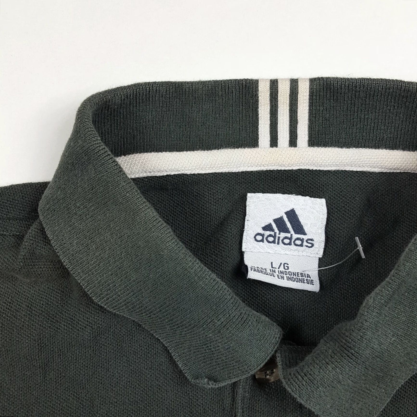 Adidas VTG 90s adidas Golf Polo Shirt Mens Size L Short Sleeve Black Funky Fade Polo Shirt Vintage Adidas Golf Shirt Mens L Black 90s Retro Polo Shirt Size US L / EU 52-54 / 3 - 7 Thumbnail