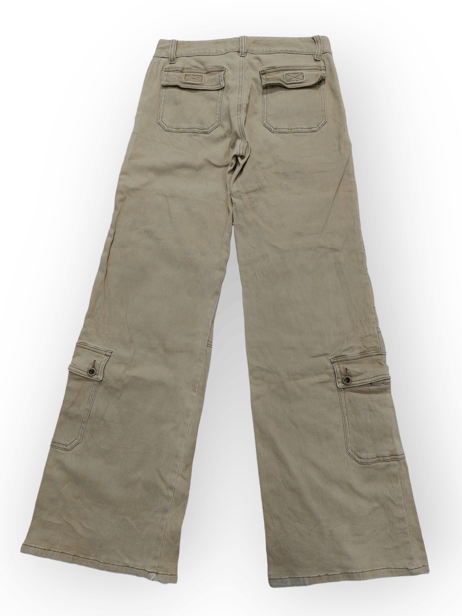 Designer Booty Trap Jeans Multipocket Bootcut Leg Pants Size 27" / US 4 / IT 40 - 2 Thumbnail