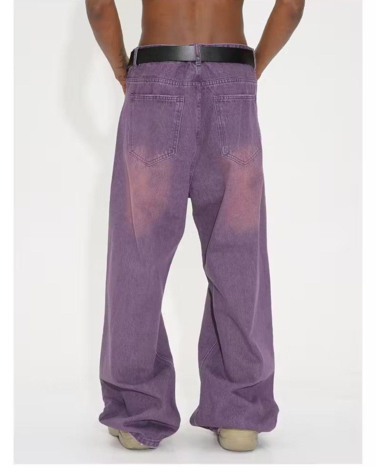 Designer × Japanese Brand × Vintage y2k washed distressed baggy jeans Size US 32 / EU 48 - 3 Thumbnail