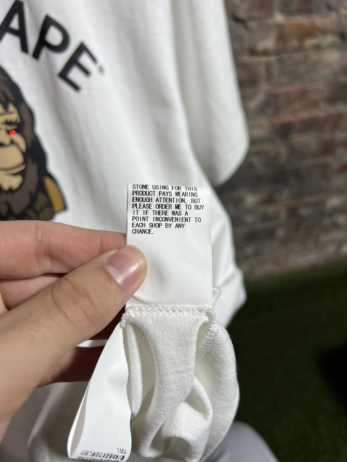 Bape Vintage BAPE Swarovski Eyes General Tee Size US M / EU 48-50 / 2 - 7 Thumbnail