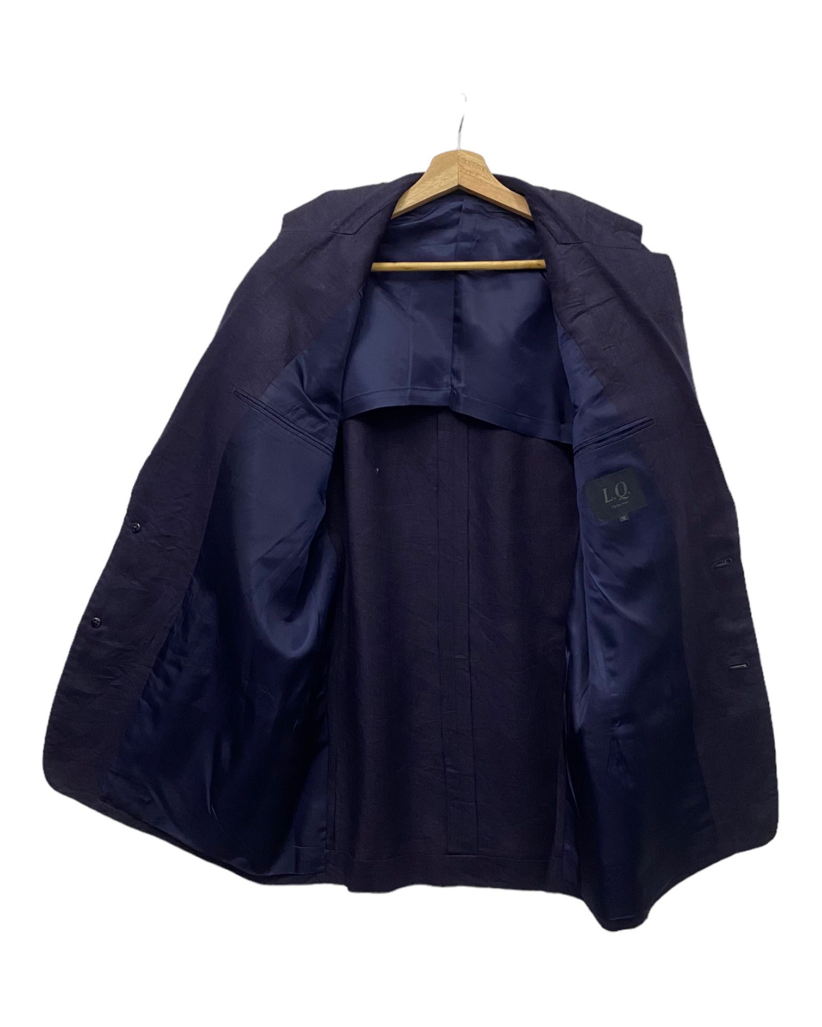 Y's × Y's for Men × Yohji Yamamoto 🔥Ys For Men L.Q Rare Color Dark Purple Blazer Coat Size US M / EU 48-50 / 2 - 5 Thumbnail