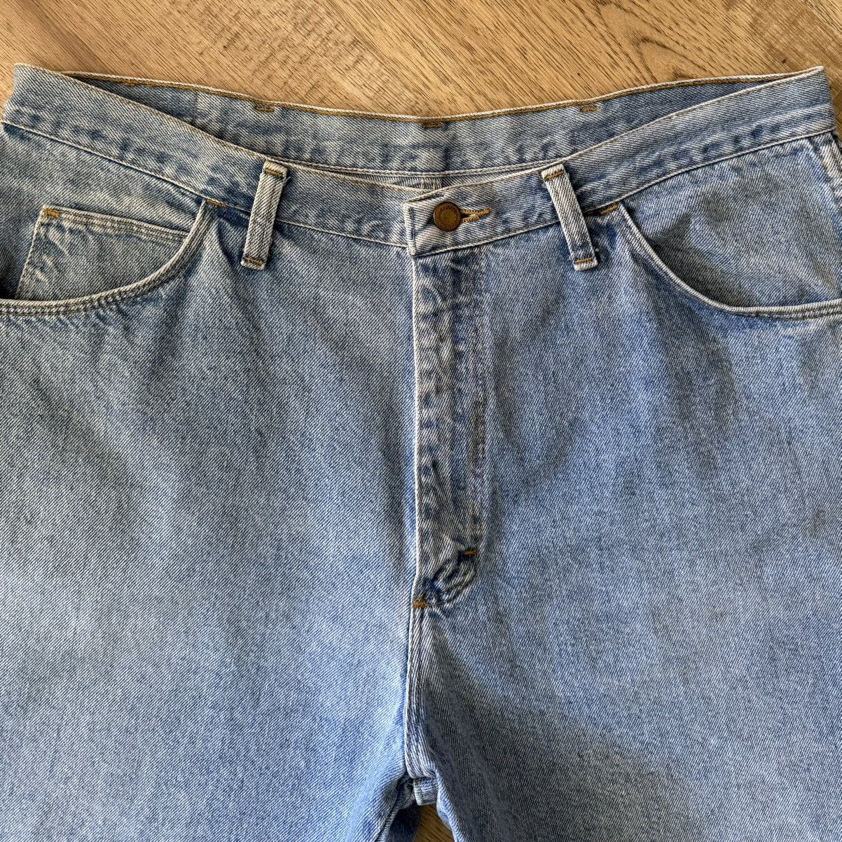 Wrangler Vintage 1990s Wrangler Denim Shorts (Jorts), Men's Size 36! Size US 36 / EU 52 - 2 Thumbnail