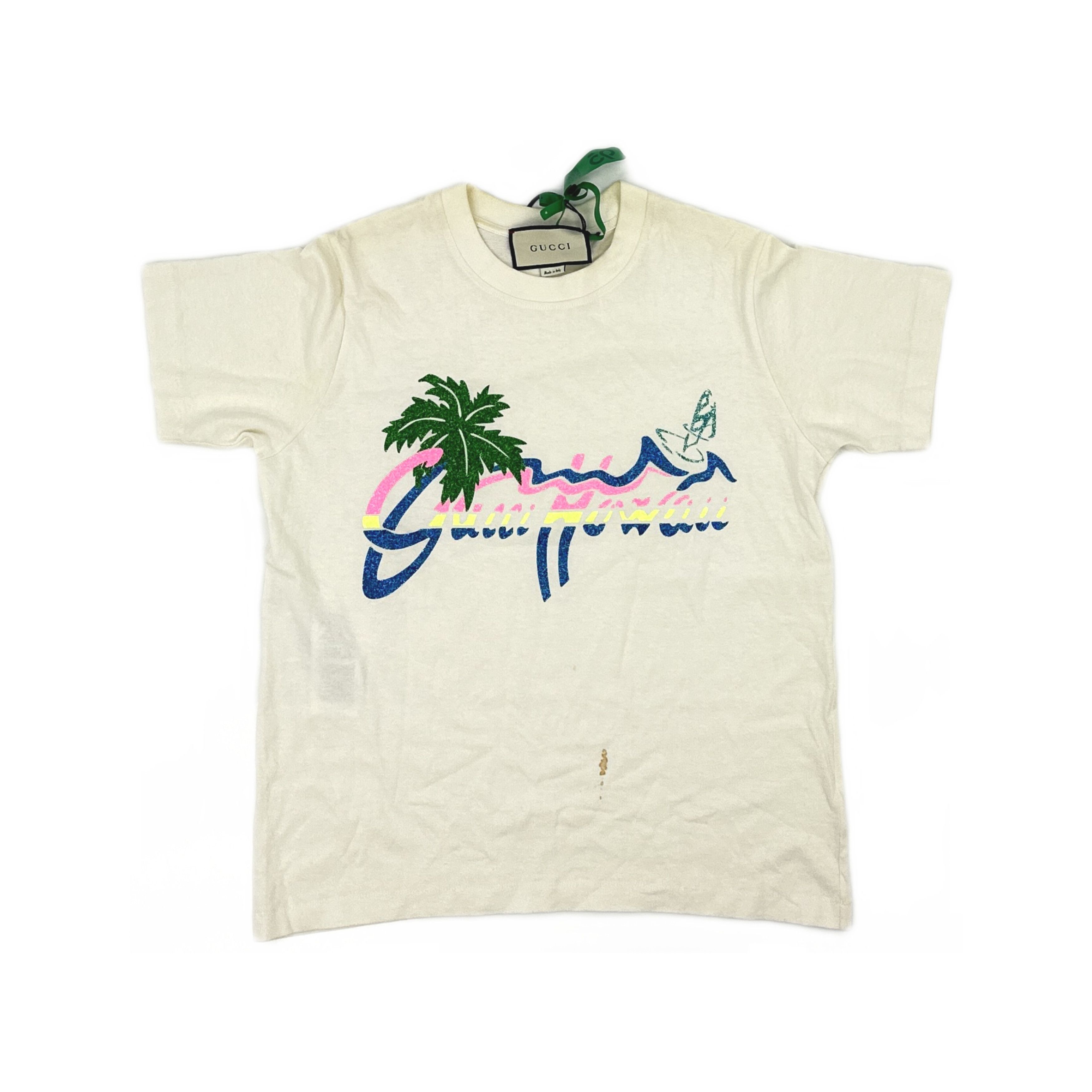 Gucci Gucci Palm Tree Print T-Shirt Size XS Size XS / US 0-2 / IT 36-38 - 1 Thumbnail