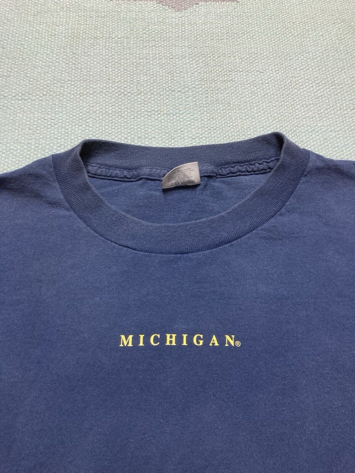 Vintage VTG t shirt university of Michigan wolverines NCAA college L Size US L / EU 52-54 / 3 - 4 Thumbnail