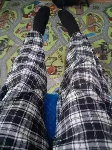 Other Lightweight Plaid Pants Men Hip Hop Oversized Casual Pants Size US 31 - 2 Thumbnail