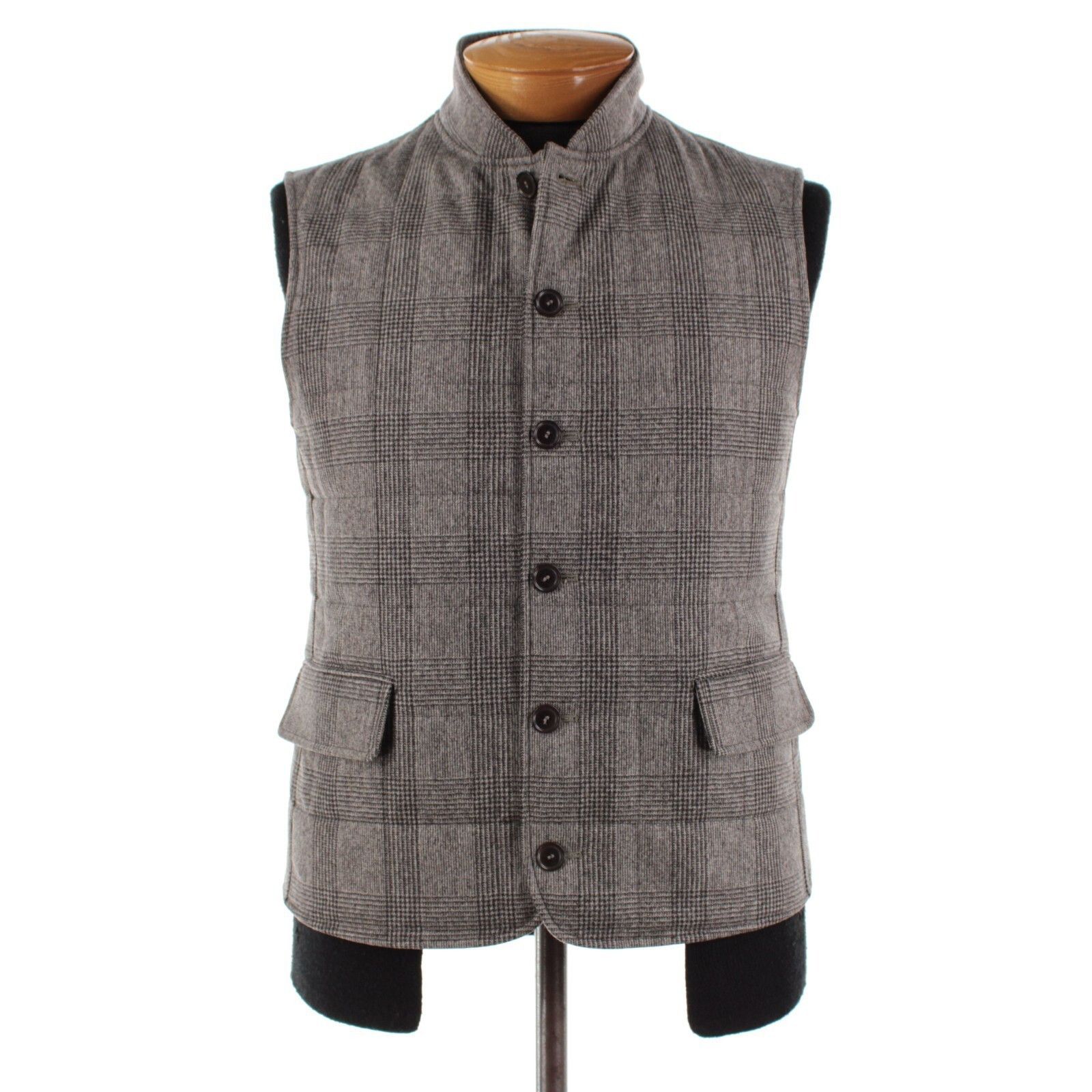 Luciano Barbera Vest Size S US In Beige Wool