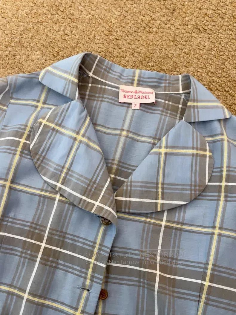 Vivienne Westwood Vivienne Westwood Blue Plaid Love Heart Set Size M / US 6-8 / IT 42-44 - 4 Thumbnail