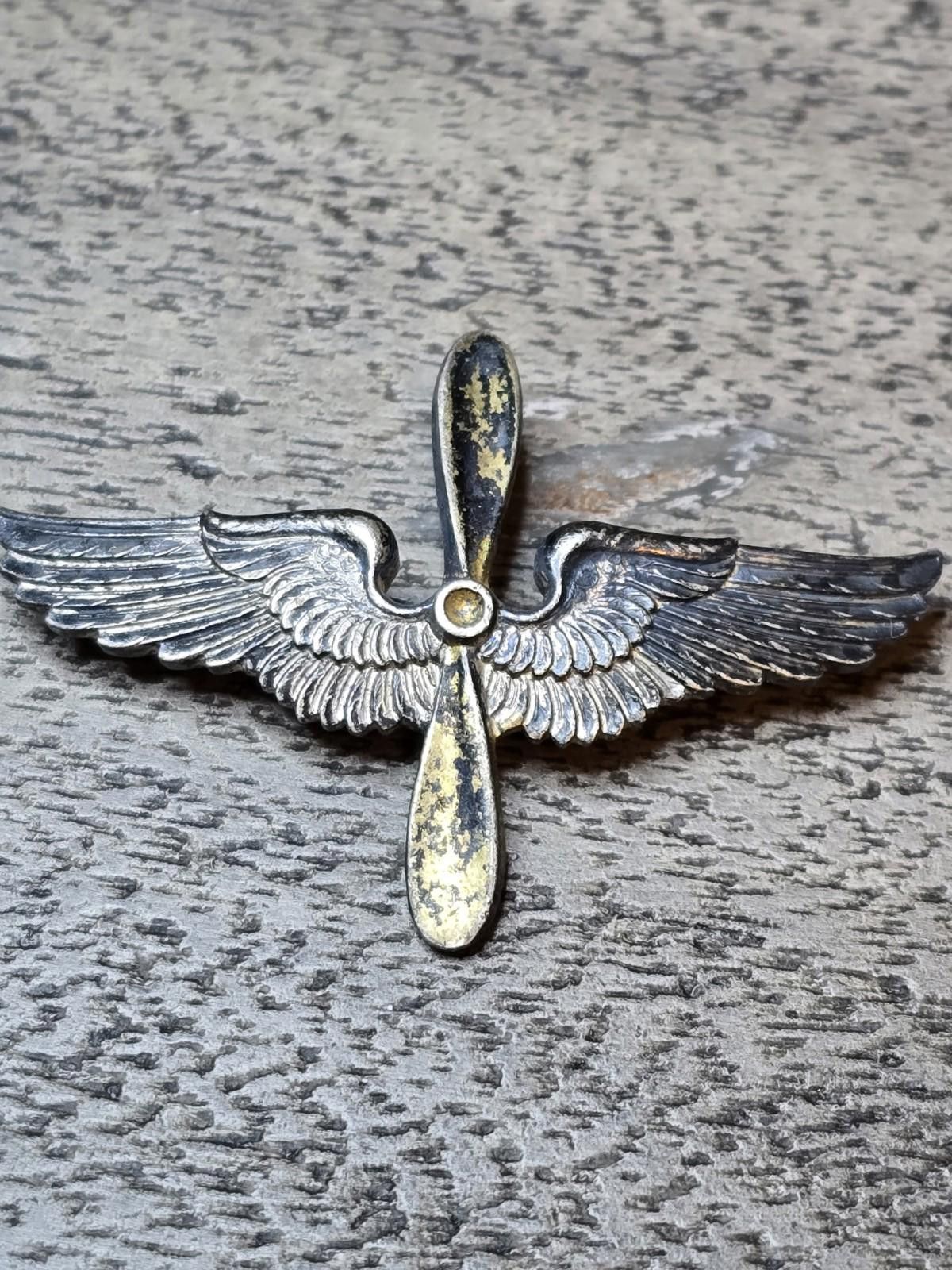 Other WWII Sterling U.S. Army Air Forces Prop & Wings Pin Size ONE SIZE - 1 Thumbnail