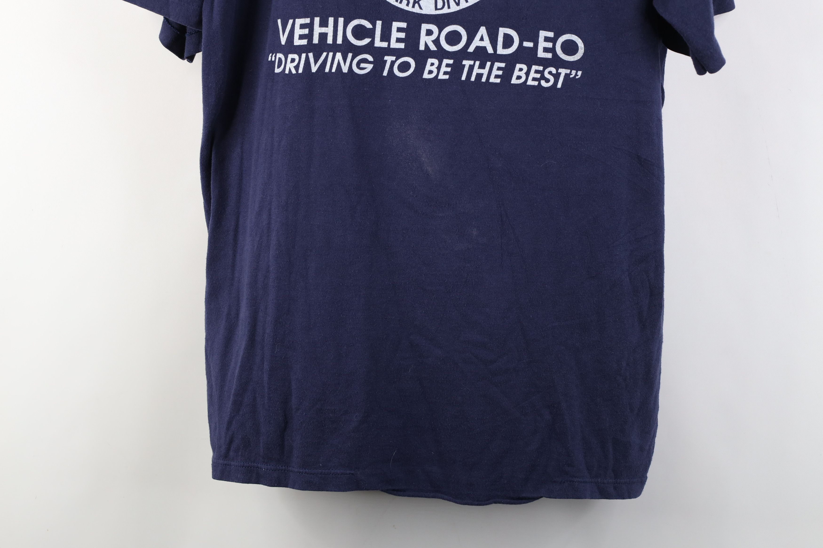 Vintage Vintage 80s US Mail USPS Newark Division T-Shirt Blue USA Size US L / EU 52-54 / 3 - 3 Thumbnail