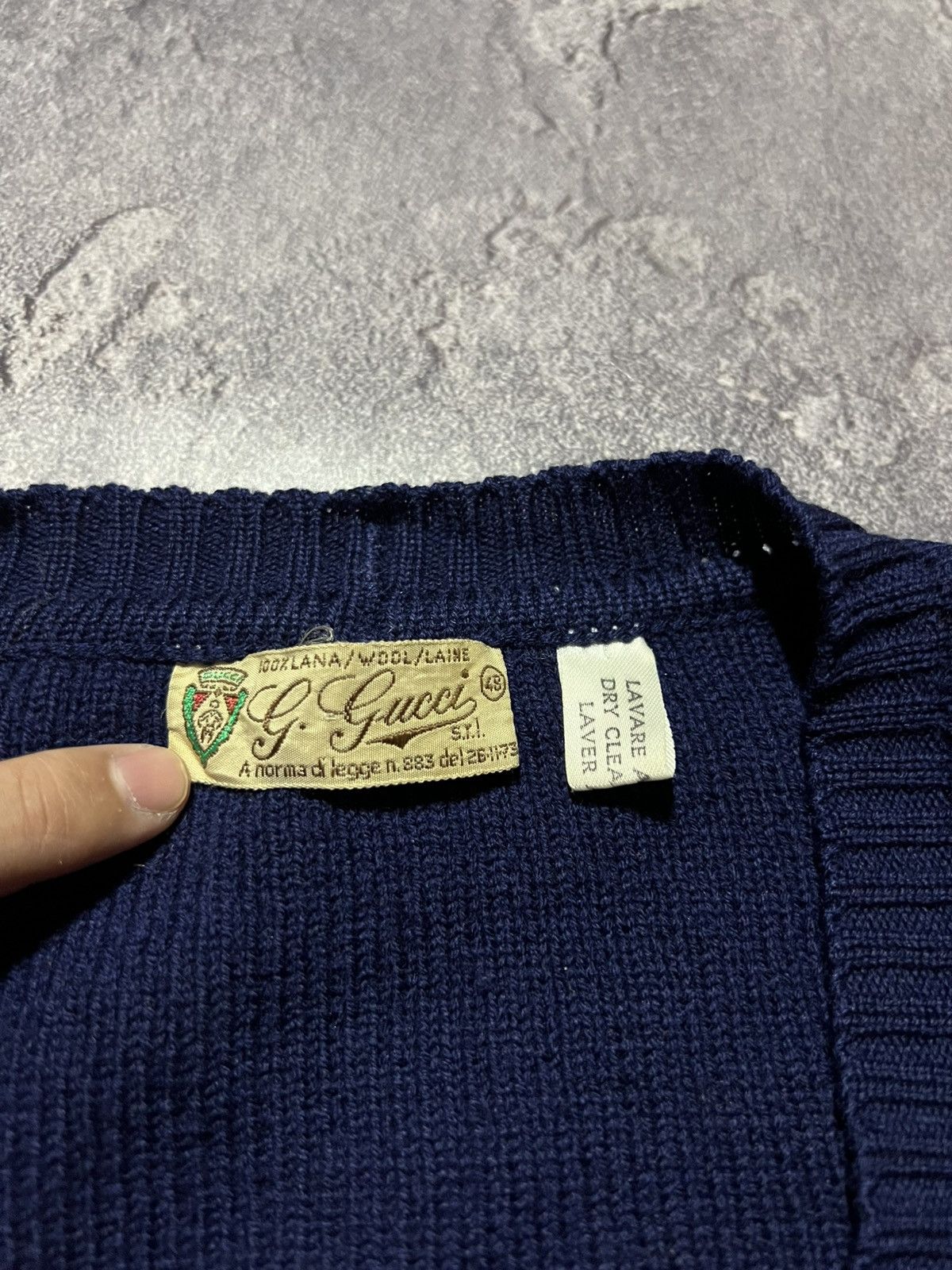 Gucci RARE Gucci 60s-70s Buttom-Ups Wool Cardigan Sweater Size XL / US 12-14 / IT 48-50 - 7 Thumbnail