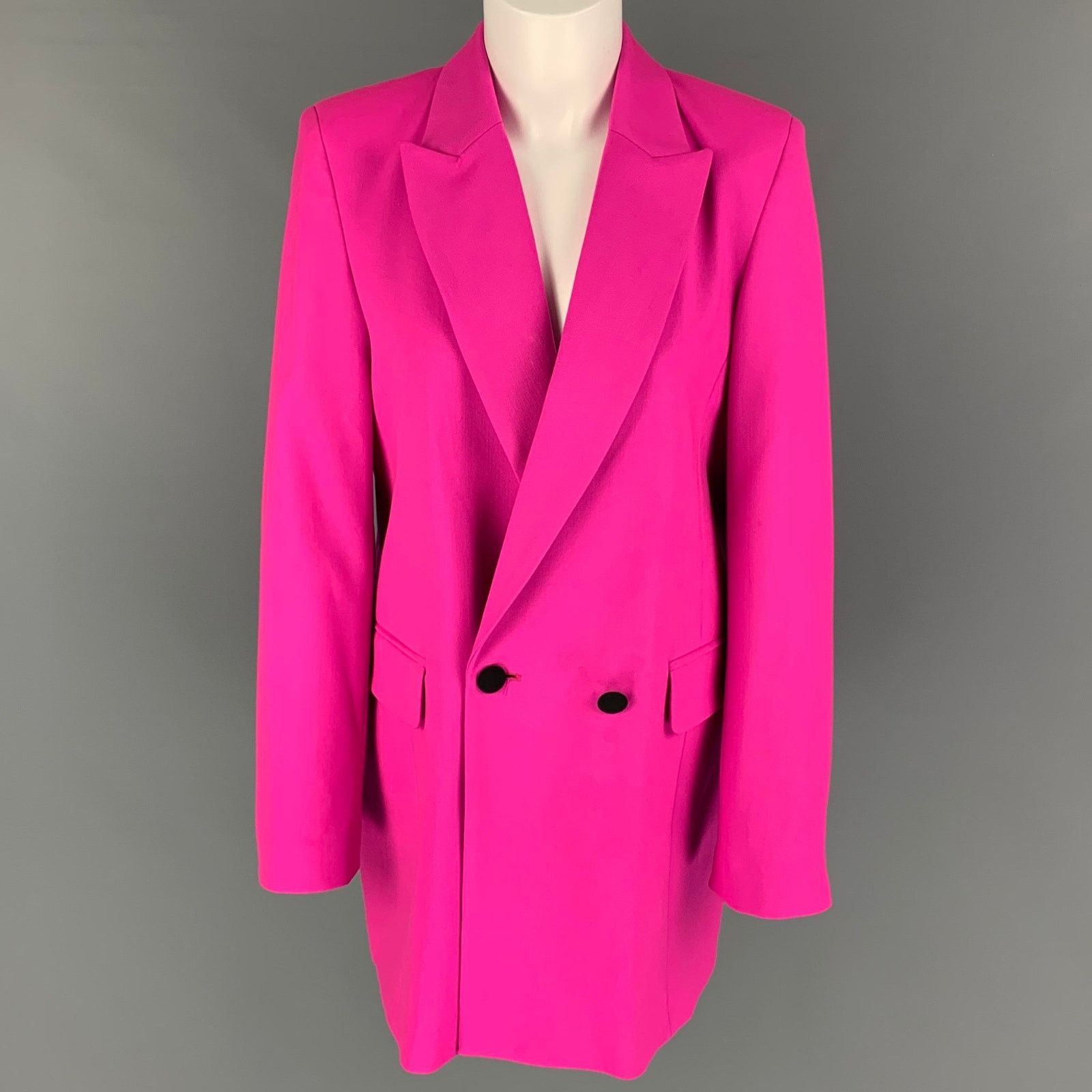 Other MARCELL VON BERLIN Size 8 Pink Wool Jacket Blazer Size M / US 6-8 / IT 42-44 - 1 Thumbnail