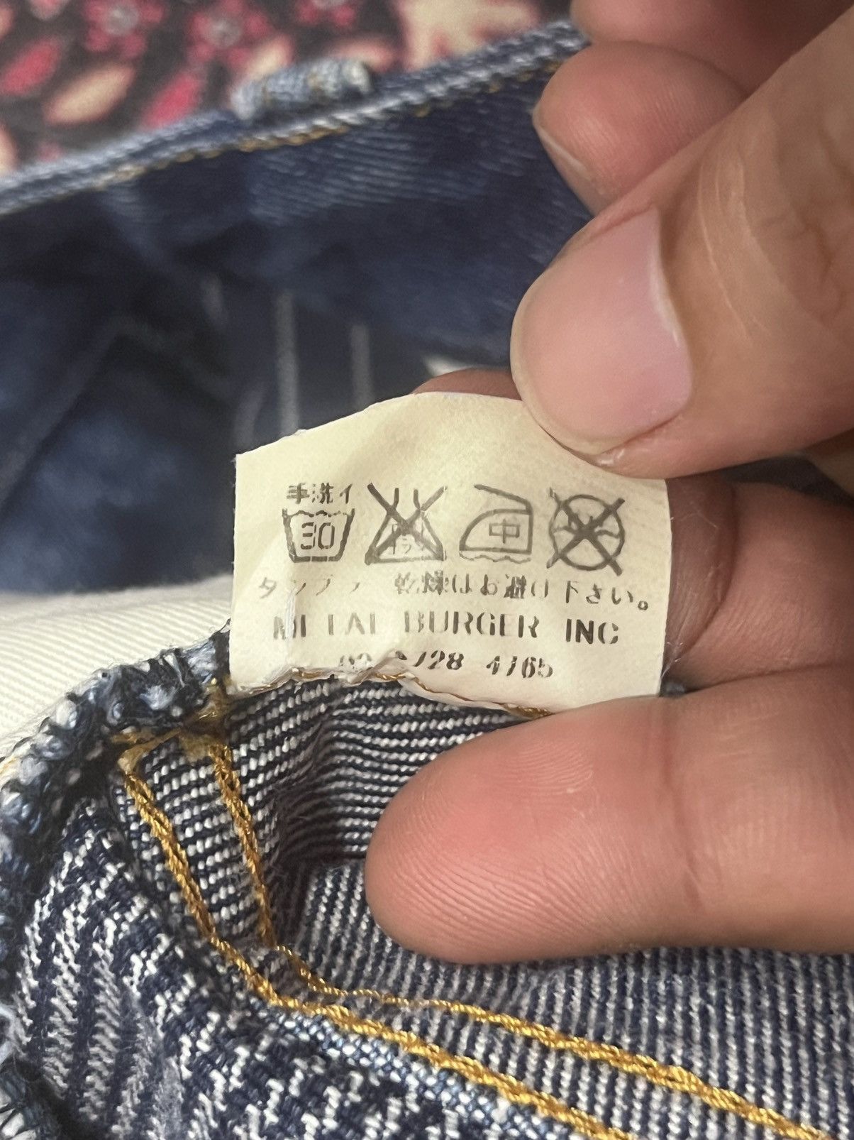 Diet Butcher Slim Skin Diet Butcher Slim Skin Upcycled Reworked Straight Fit Jeans Size US 32 / EU 48 - 18 Thumbnail