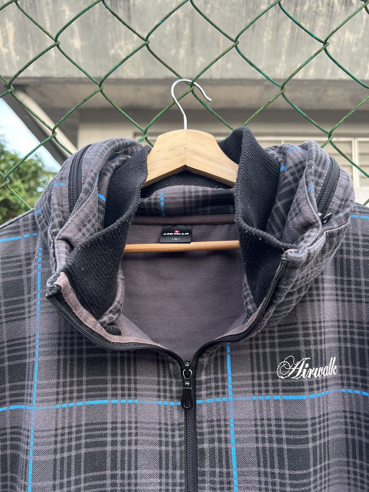 Airwalk Airwalk Skateboard Checkered Hoodie Zipper Size US XL / EU 56 / 4 - 7 Thumbnail