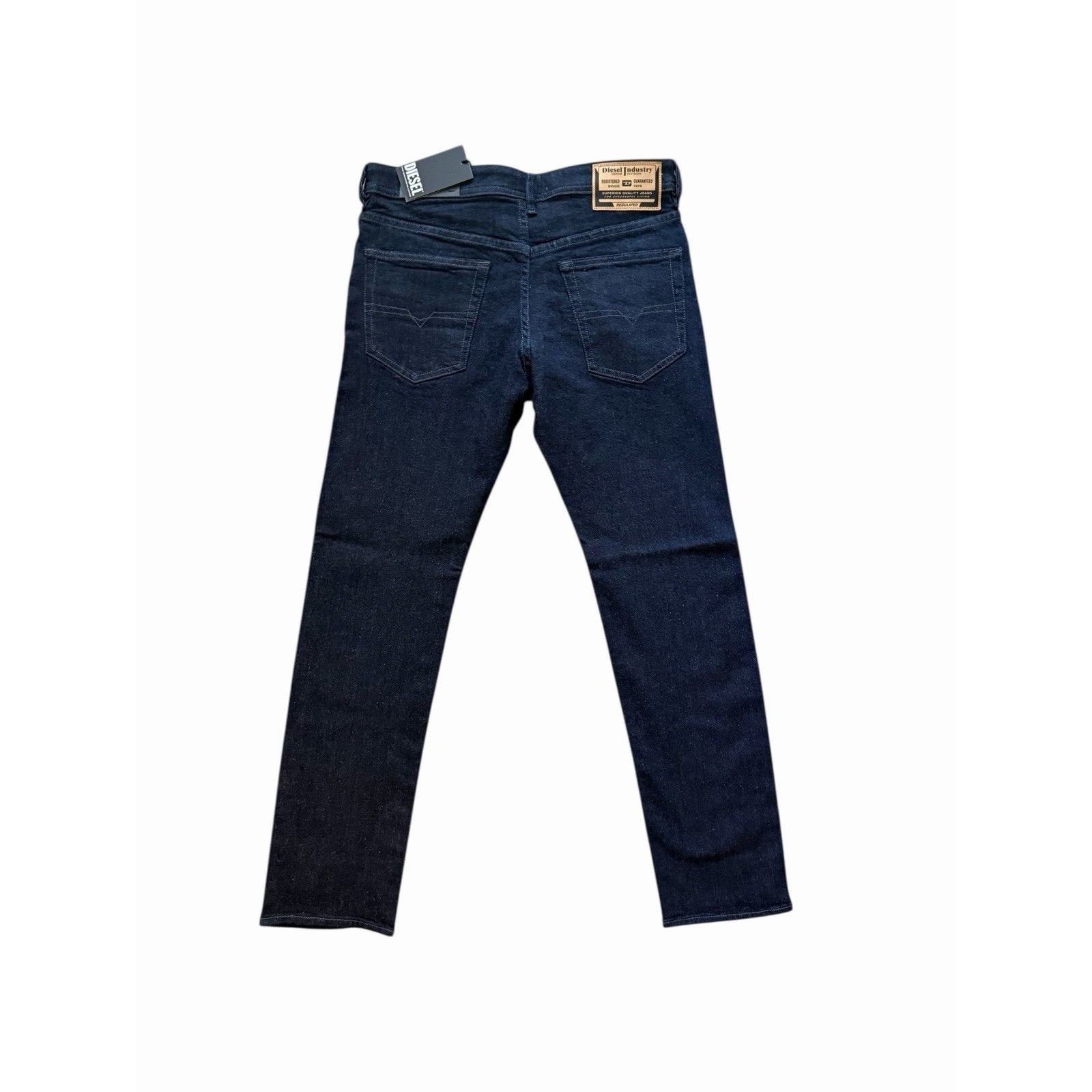 Diesel Diesel Mens Buster Tapered Jeans RE060 Dark Blue Size 32/32 Size US 32 / EU 48 - 4 Thumbnail