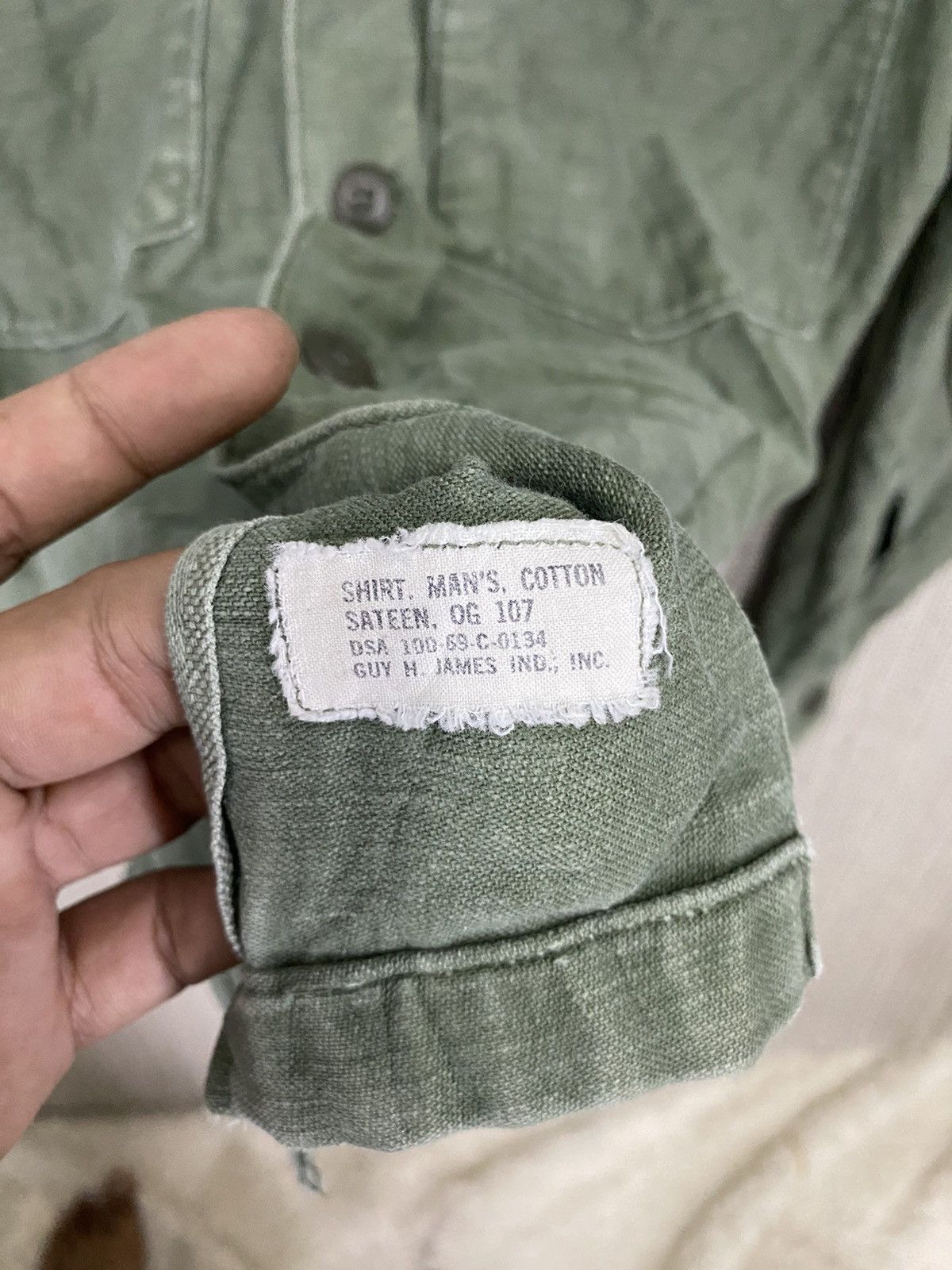 Army Of Me × Vintage Vintage 80s og 107 us air force shirt distressed Size US M / EU 48-50 / 2 - 5 Thumbnail