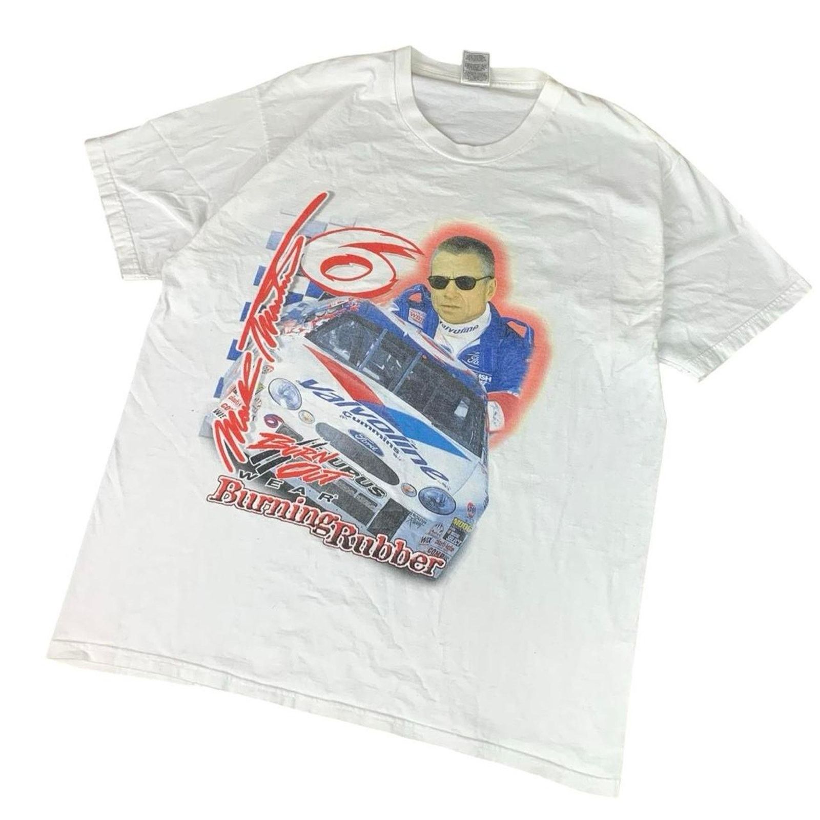 NASCAR × Vintage Vintage 1998 Mark Martin Limited Edition Nascar T-shirt Size US XL / EU 56 / 4 - 1 Thumbnail
