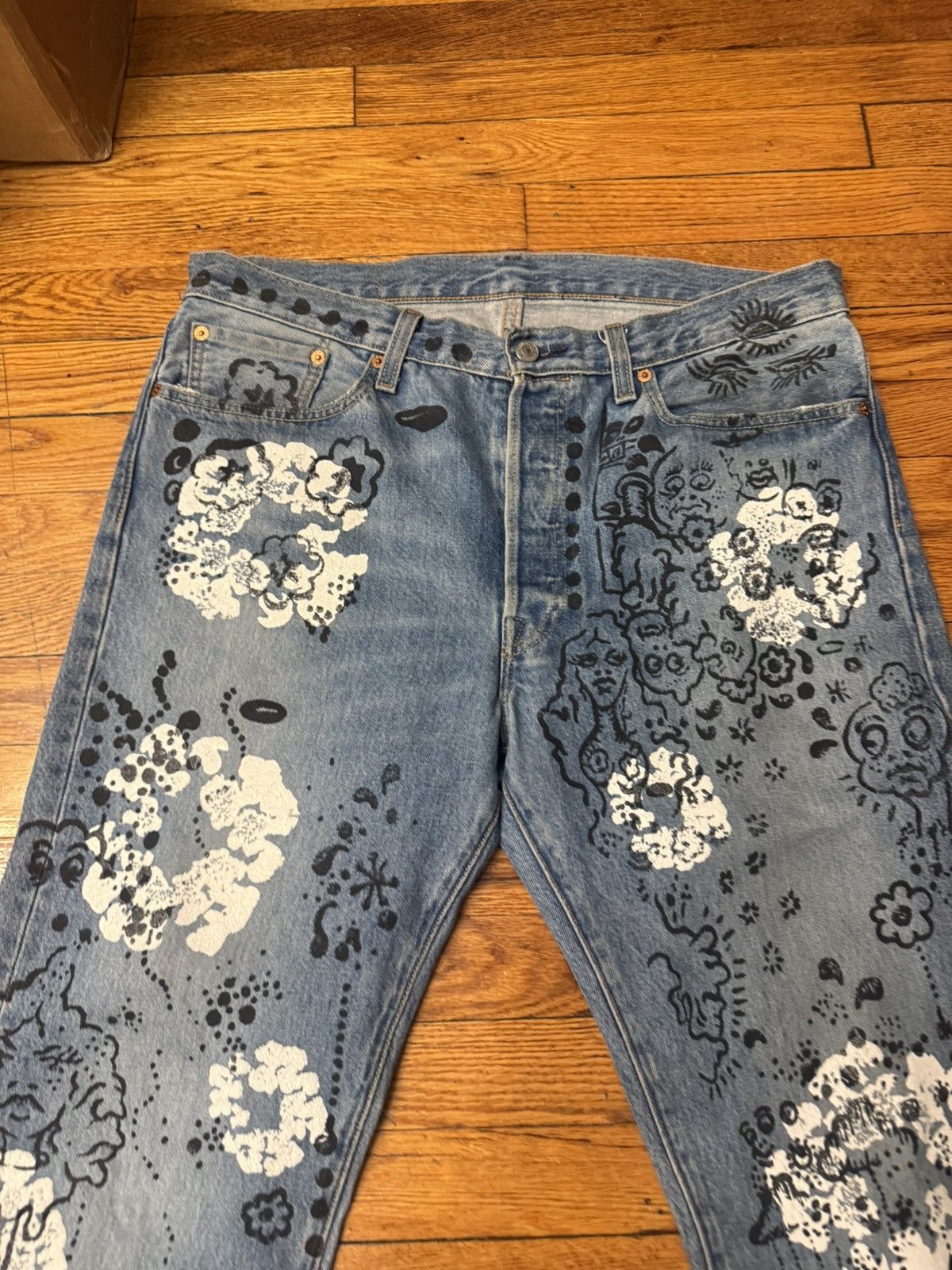 DENIM TEARS Denim Tears Irak Jeans Size 34/34 Size US 34 / EU 50 - 3 Thumbnail