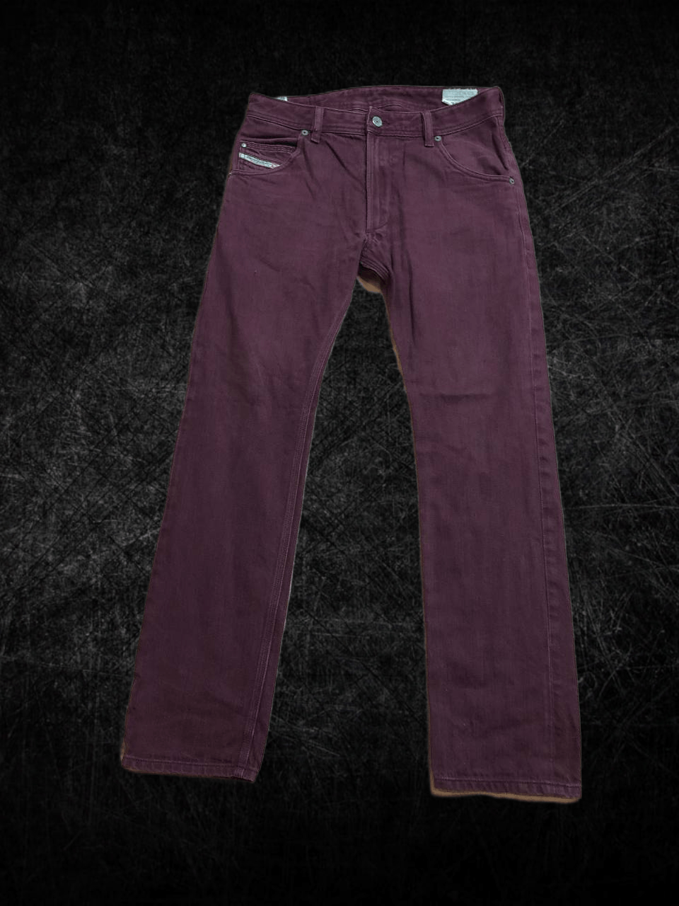 Diesel DIESEL KROOLEY Men’s Vintage Wash Jeans Regular Fit Size US 30 / EU 46 - 1 Thumbnail