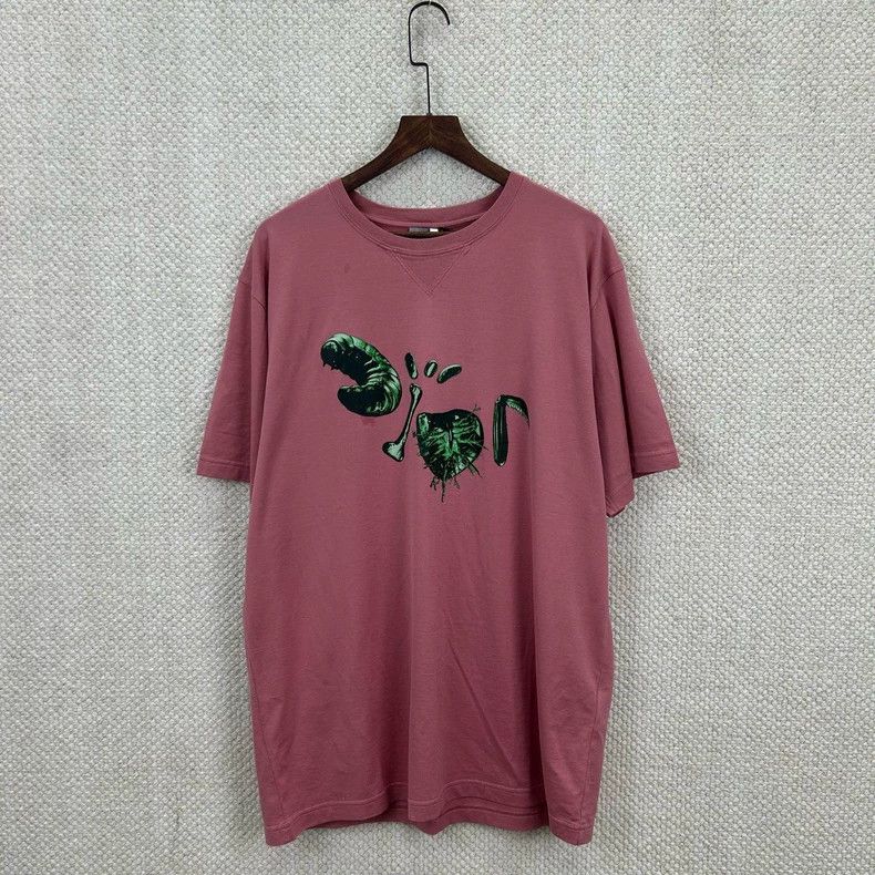 Dior Dior Co-branded pink pattern printed short sleeves Size US XXL / EU 58 / 5 - 1 Thumbnail