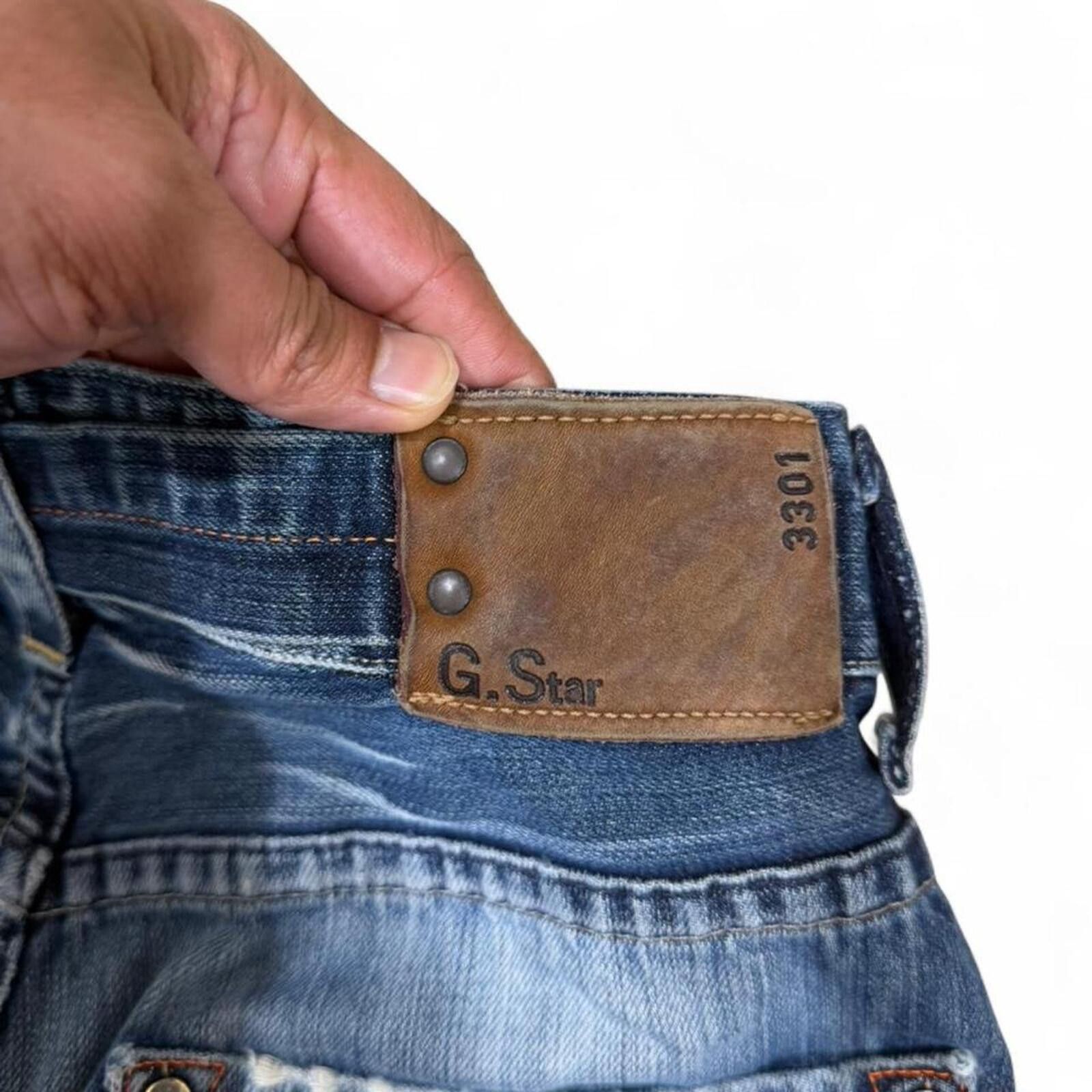 Other G-Star blue denim jeans with a distressed look Size 28" / US 6 / IT 42 - 7 Thumbnail