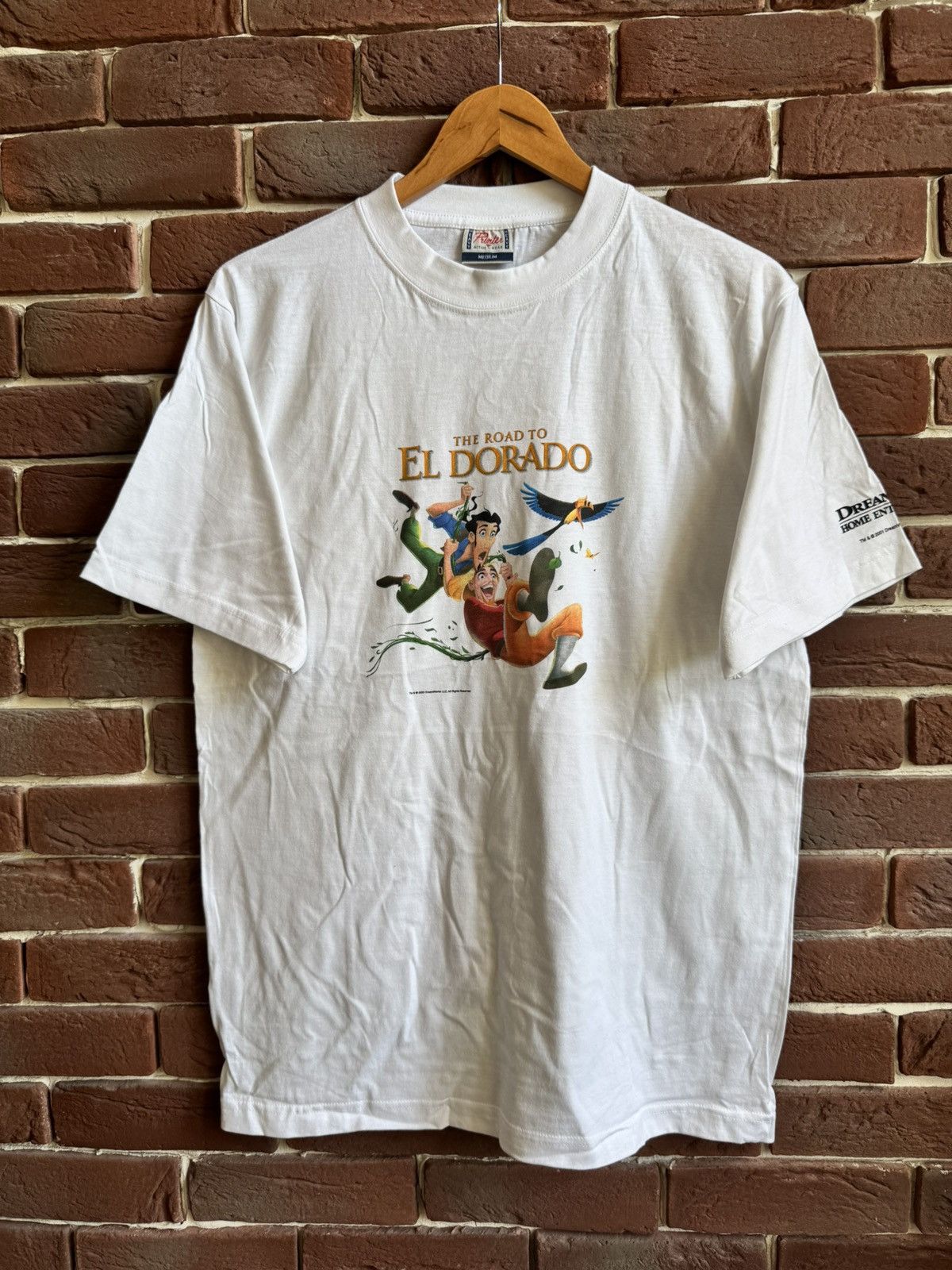 Vintage Road to El Dorado 2001 Dreamworks Vintage Promo T-Shirt Size US M / EU 48-50 / 2 - 1 Thumbnail