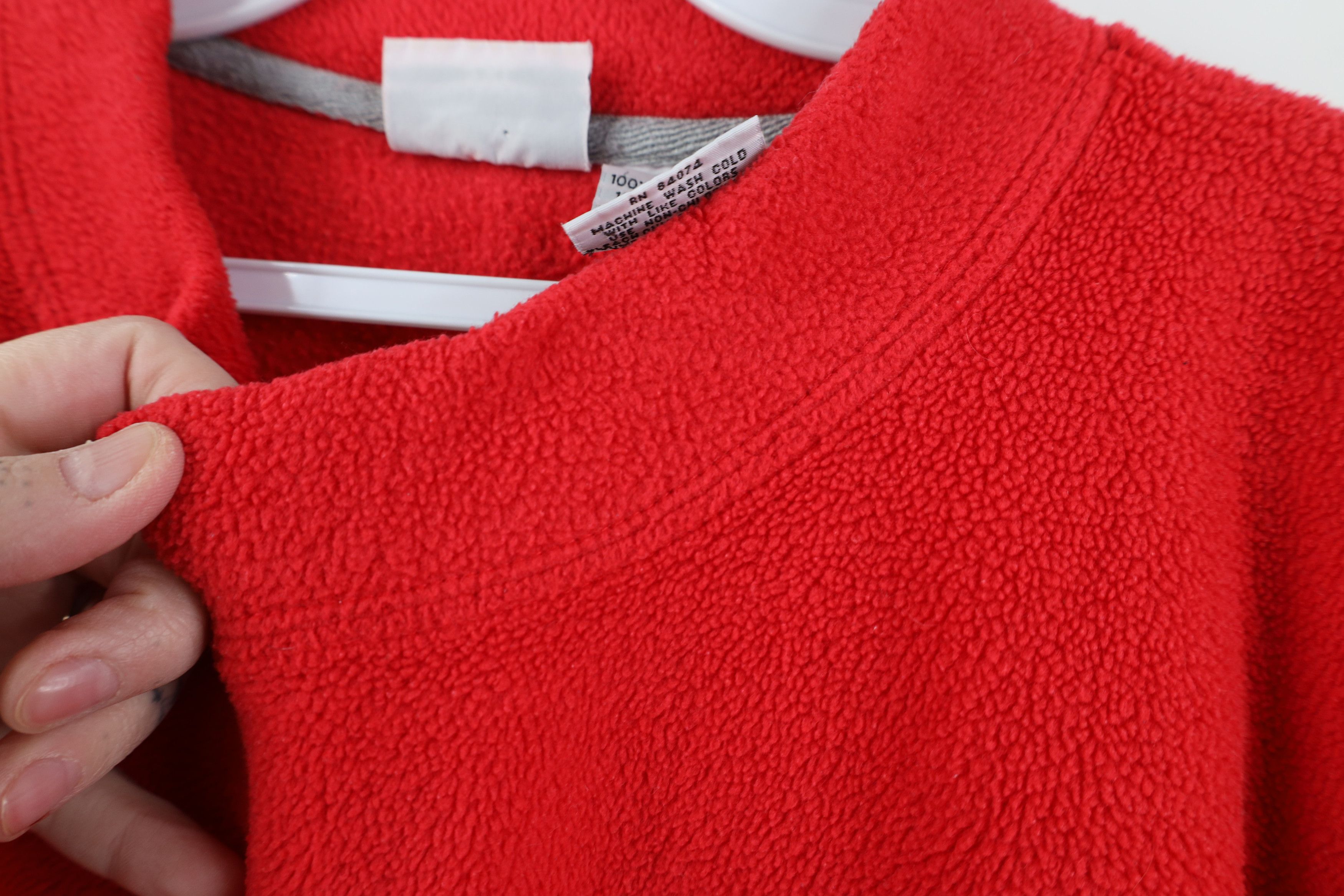Vintage Vintage 90s Ohio State University Fleece Crewneck Sweater Size US XXL / EU 58 / 5 - 5 Thumbnail