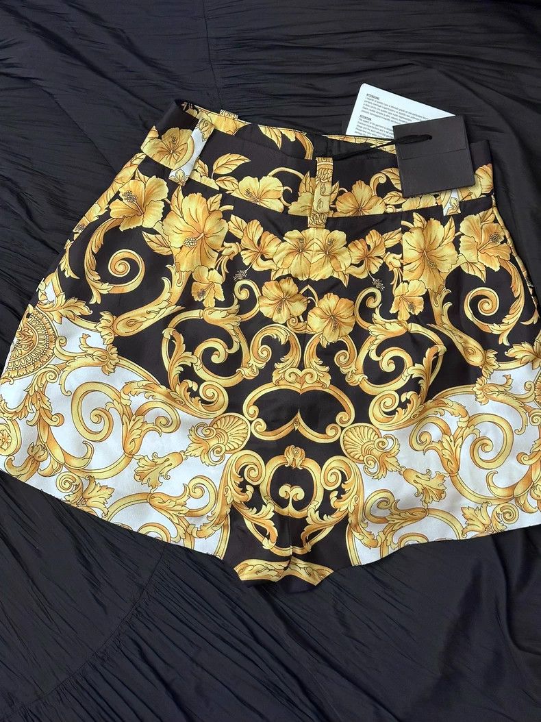 Versace Versace Gold baroque print shirt Size US 36 / EU 52 - 2 Thumbnail