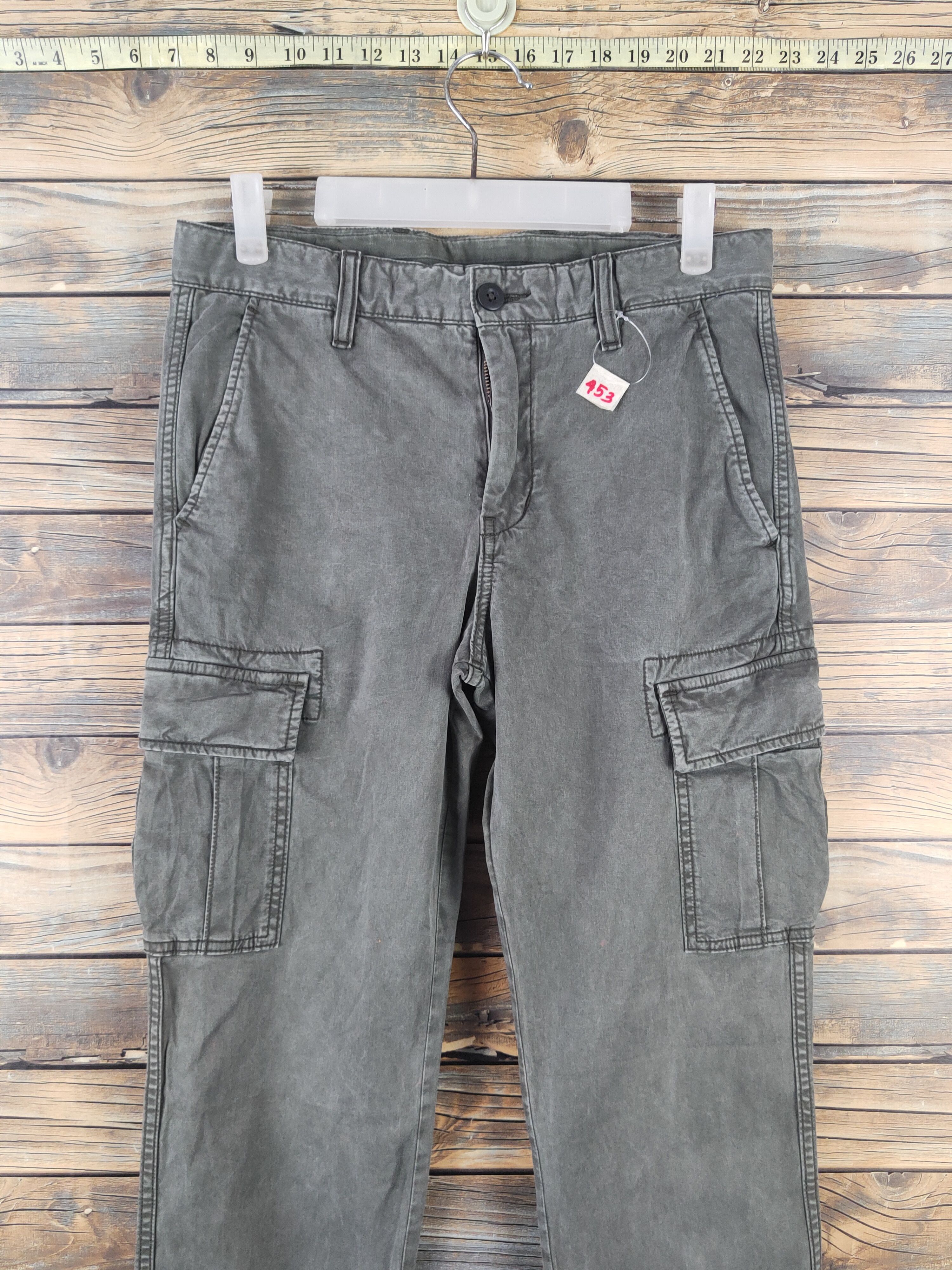 Japanese Brand DL Uniqlo Green Multipocket Tactical Cargo Pants #543 Size US 30 / EU 46 - 2 Thumbnail
