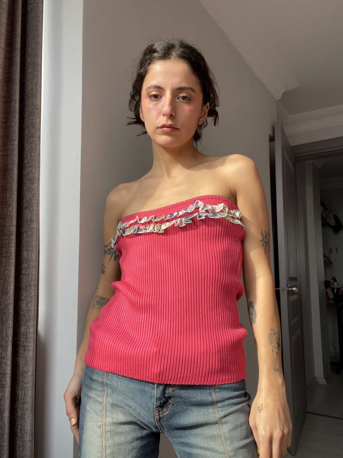 Vintage y2k blouse Size S / US 4 / IT 40 - 2 Thumbnail