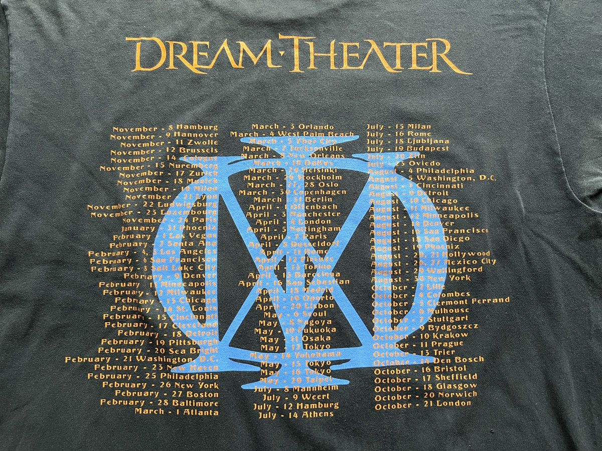 Band Tees × Vintage Vintage Dream Theater Metropolis Concert Tour T-Shirt Size US L / EU 52-54 / 3 - 10 Thumbnail