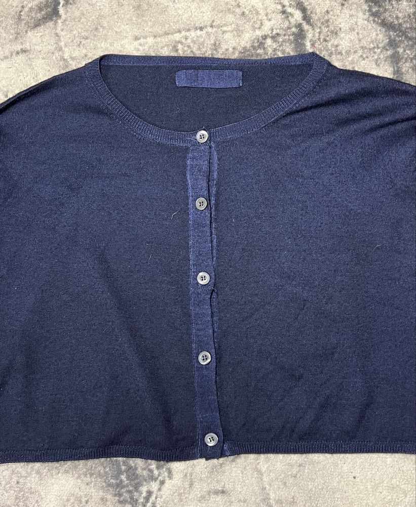 Prada Prada Wool Cropped Cardigan Sweater Size S / US 4 / IT 40 - 3 Thumbnail