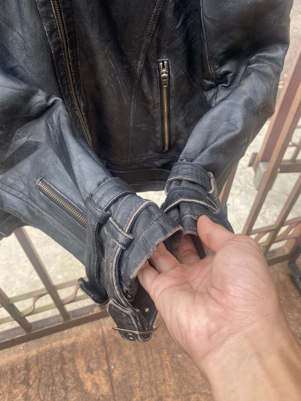 Genuine Leather Vintage 🔥Jack Rose Leather Riding Jacket Design Size US L / EU 52-54 / 3 - 8 Thumbnail