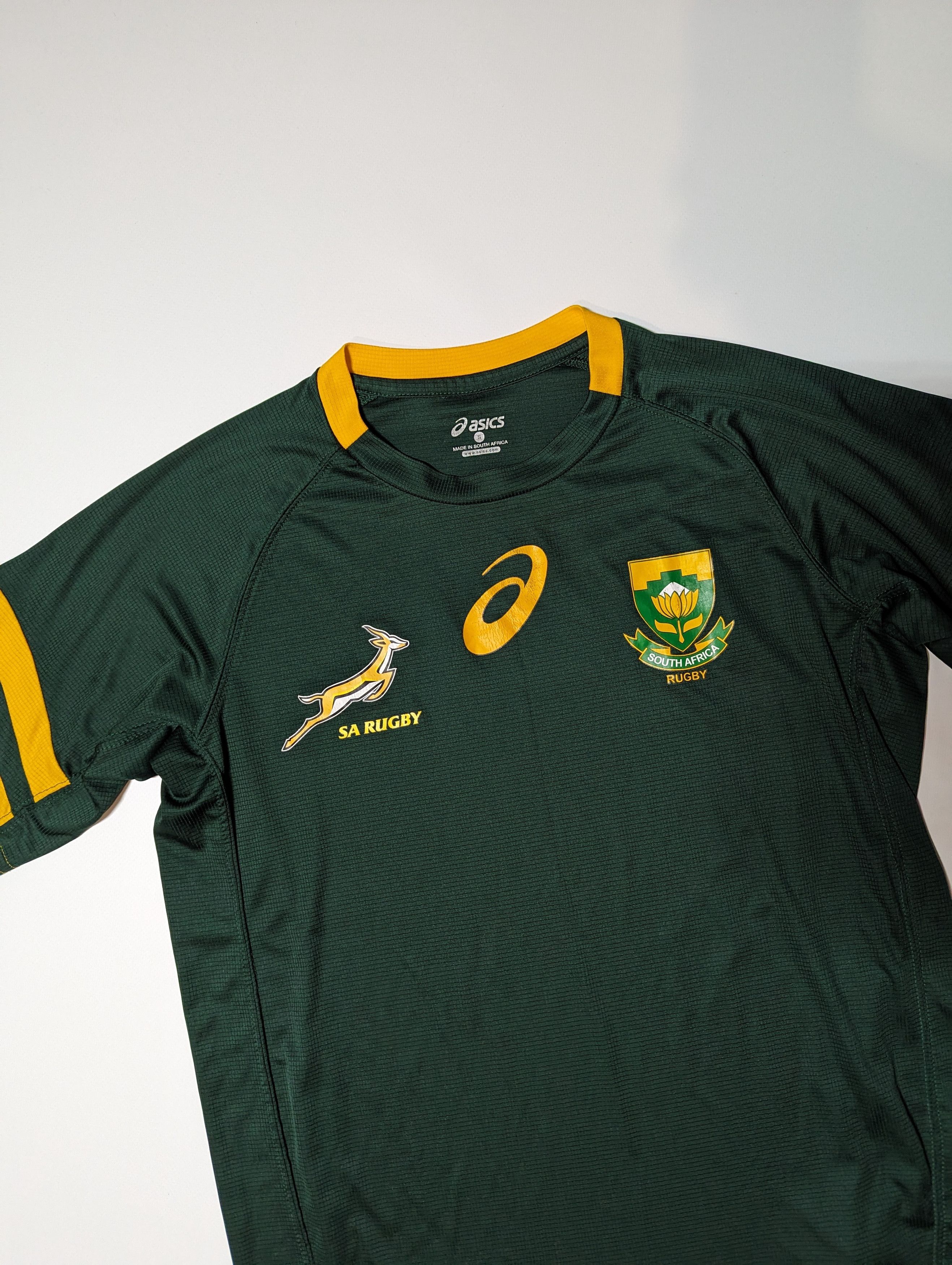 Asics Asics South Africa SA Rugby Jersey Size US S / EU 44-46 / 1 - 2 Thumbnail
